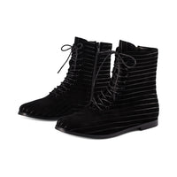 Marigold Black Suede Print F24