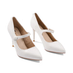 Marry White Leather S25