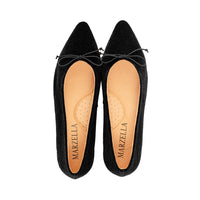 Maza Black Criss Cross Velvet F26