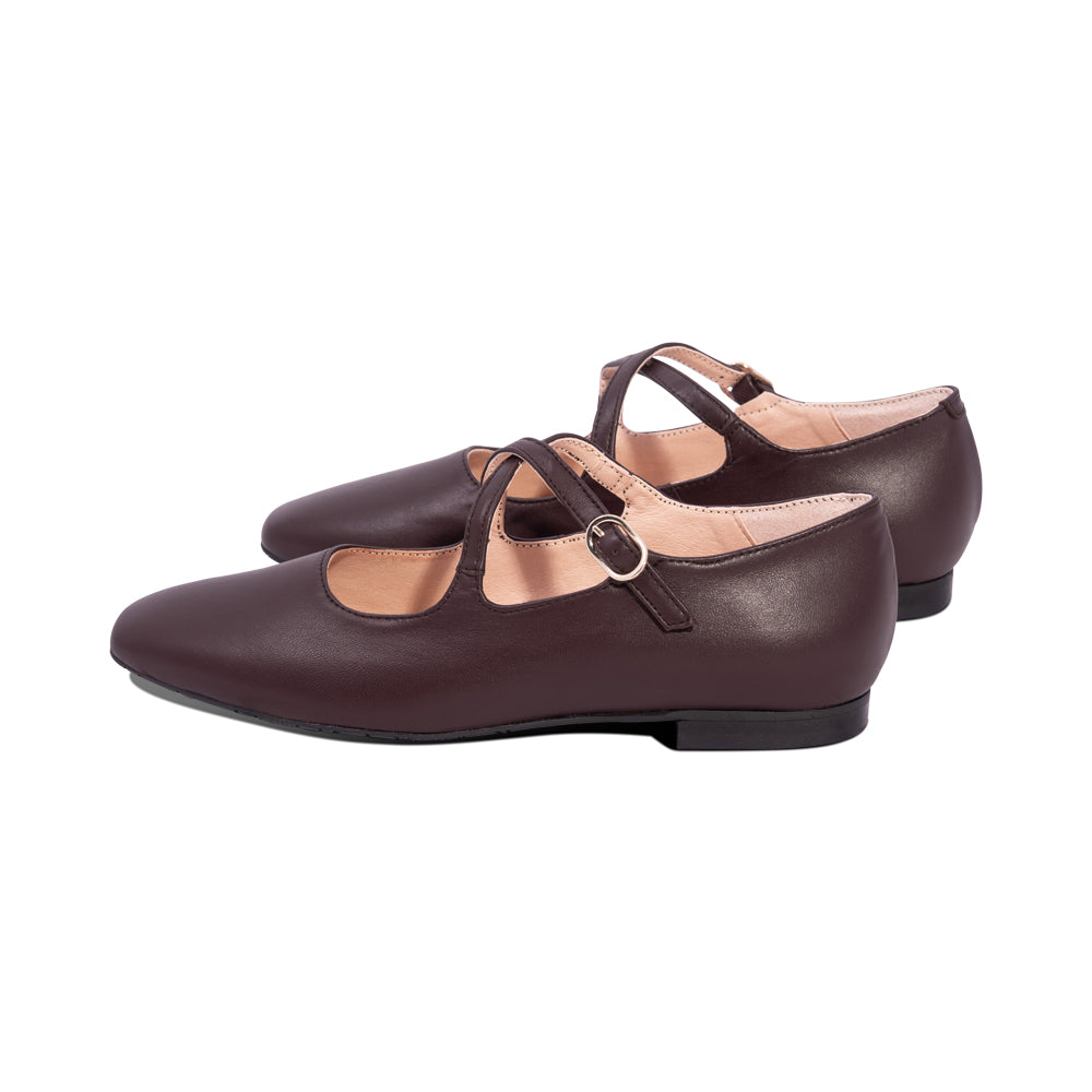 Meital Bordo Leather F26
