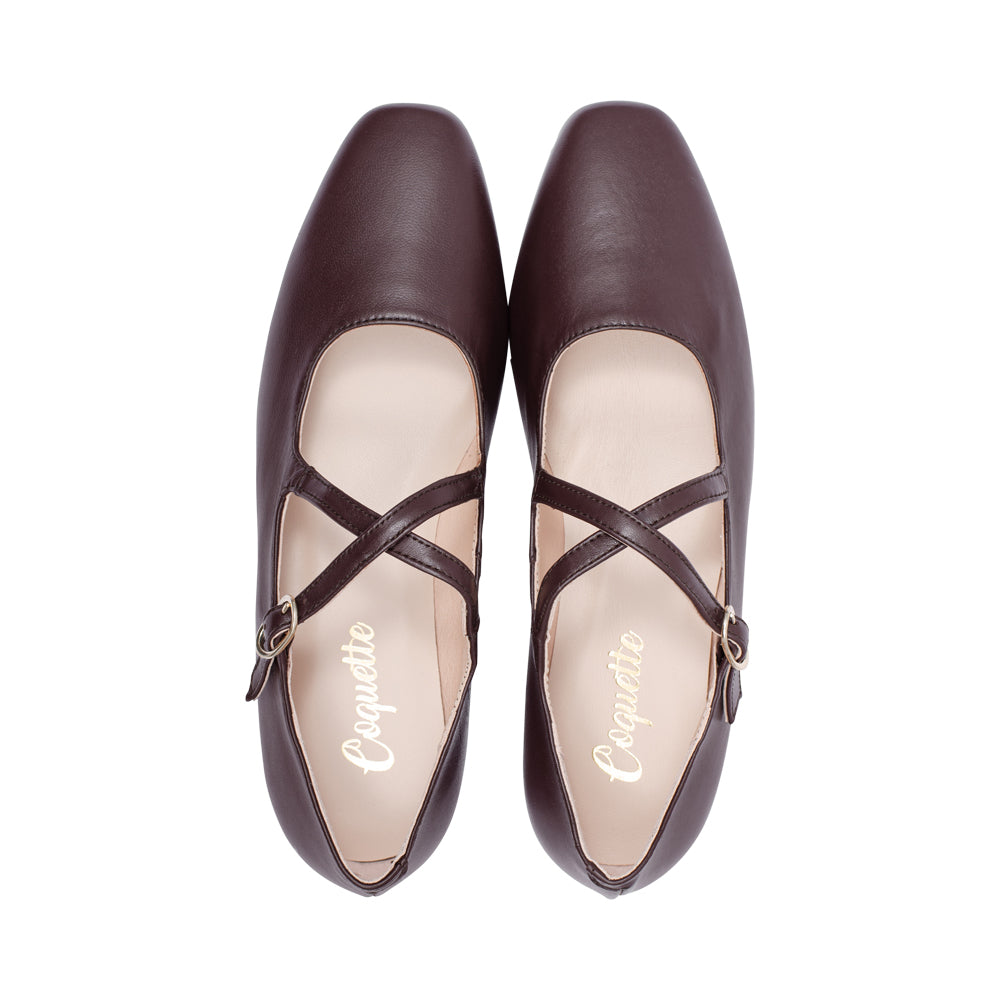 Meital Bordo Leather F26