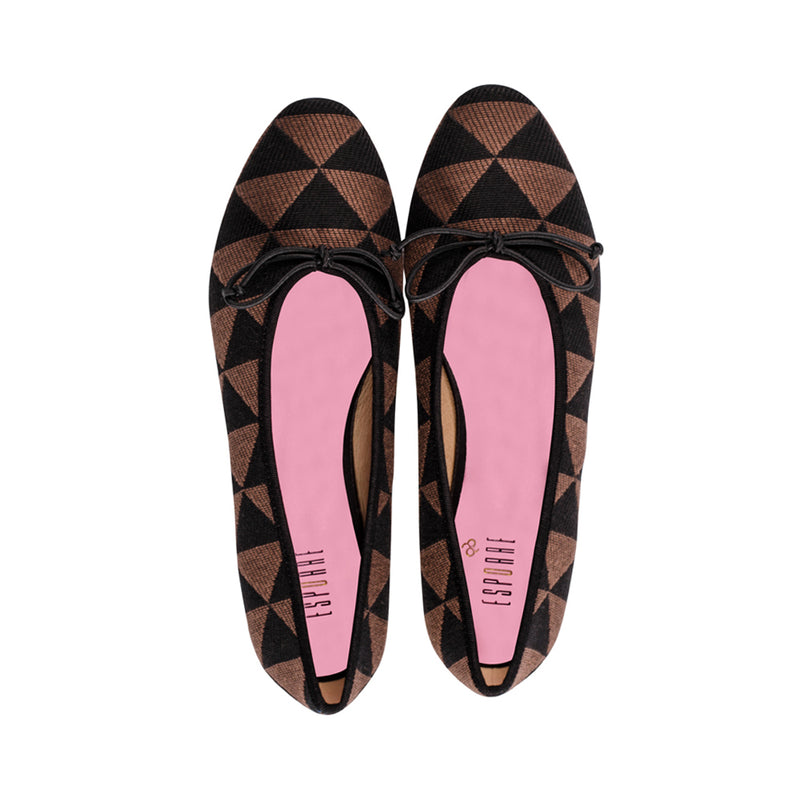 Mel-1 Black / Brown Fabric F23