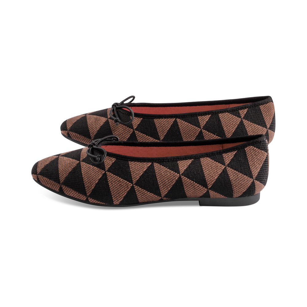 Mel-1 Black / Brown Fabric F23