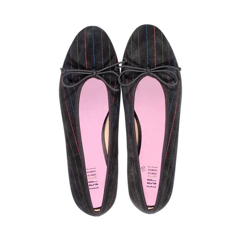 Mel-2 Black Suede Red Multi F23
