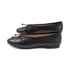 Mel Black Geometric Leather S25