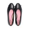 Mel Black Geometric Leather S25