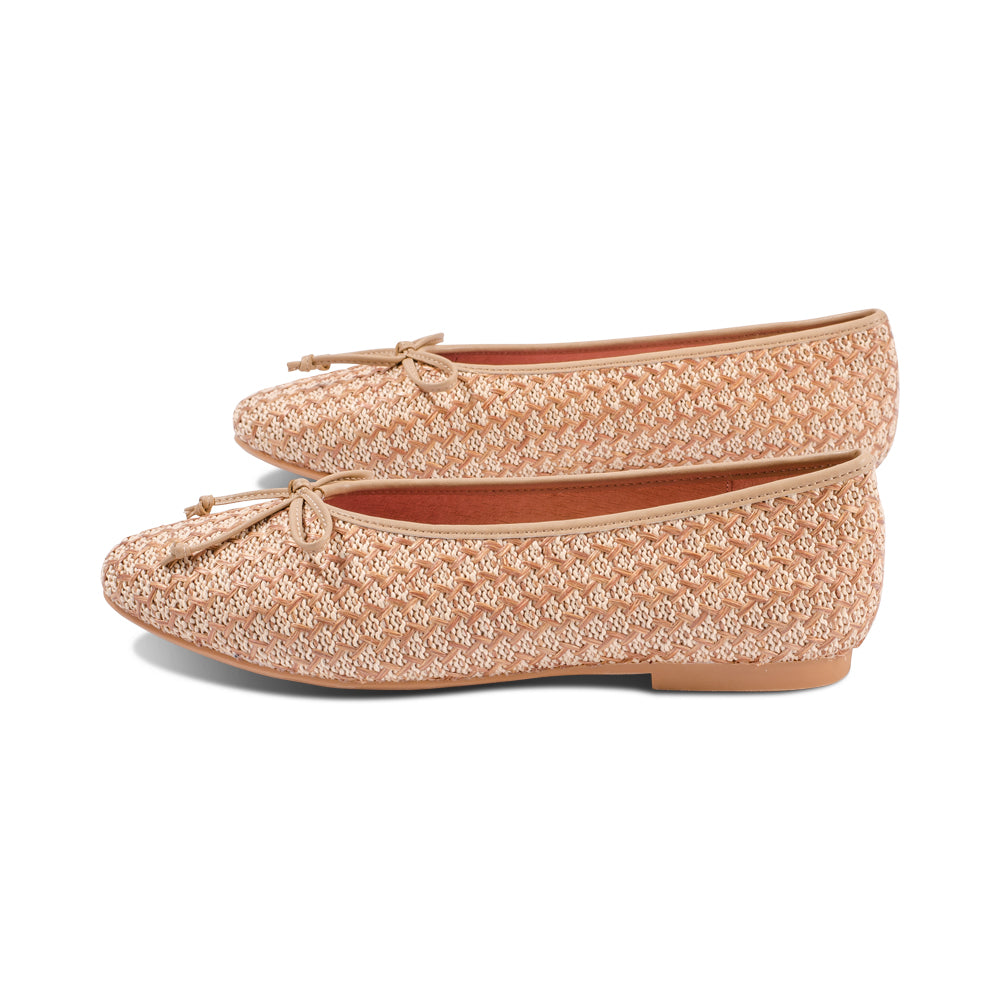 Mel Caramel Woven Raffia S25
