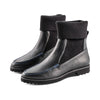 Moccer Black Leather / Royal Blue F23