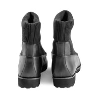 Moccer Black Leather / Taupe F23