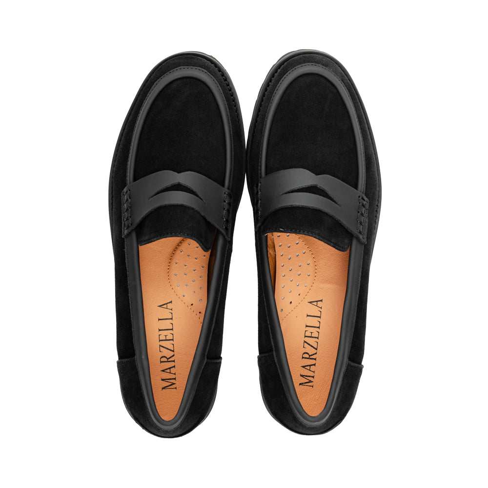 Modena Black Suede / Black Gum F26