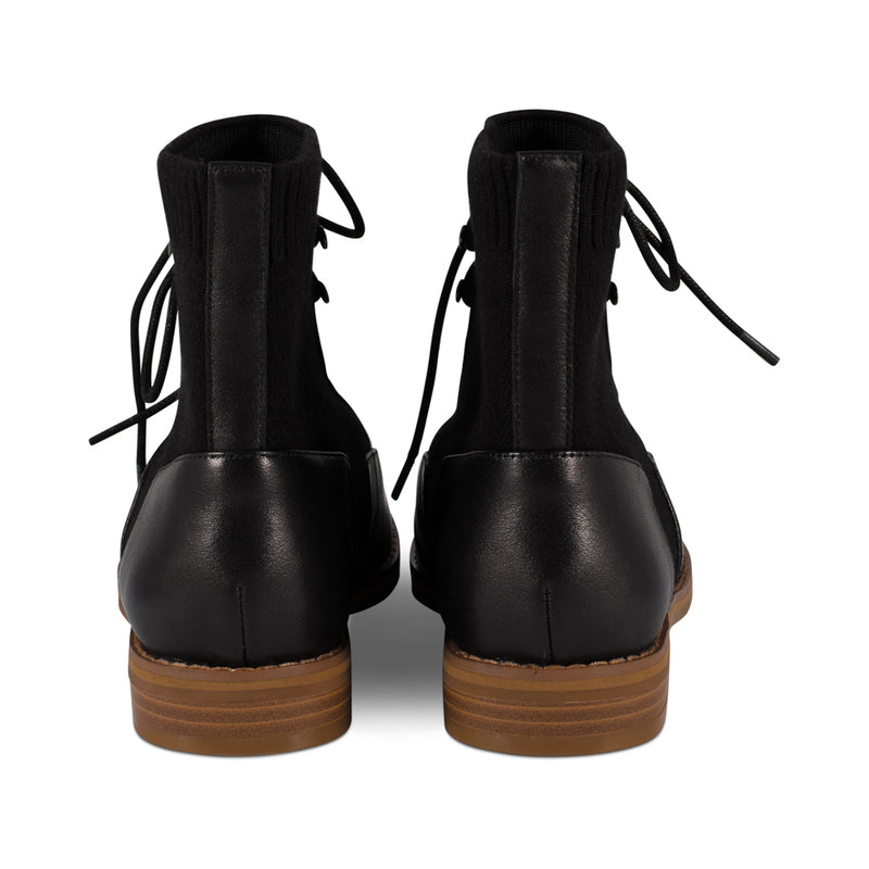 Mody Black Leather Natural Sole F24