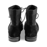 Mody Black Suede / Black Knit F23