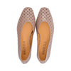 Naples Taupe Laser Cut Leather S25