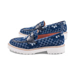 Nepe Denim Flowers Fabric S25