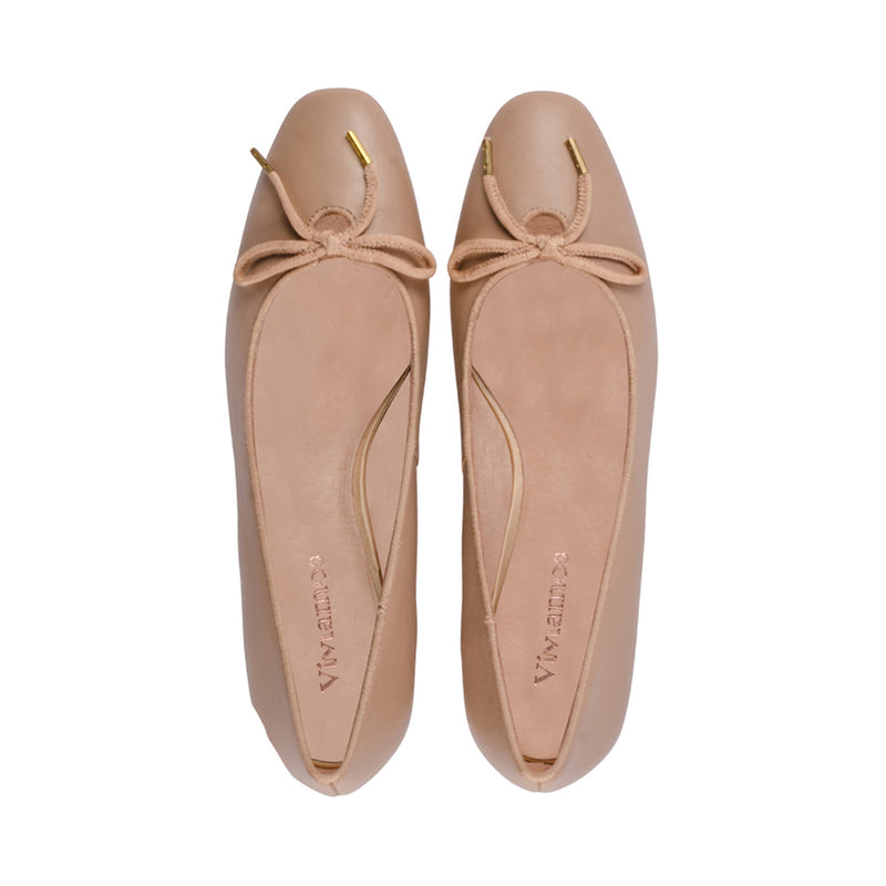 New-Hazel Nude Leather S24