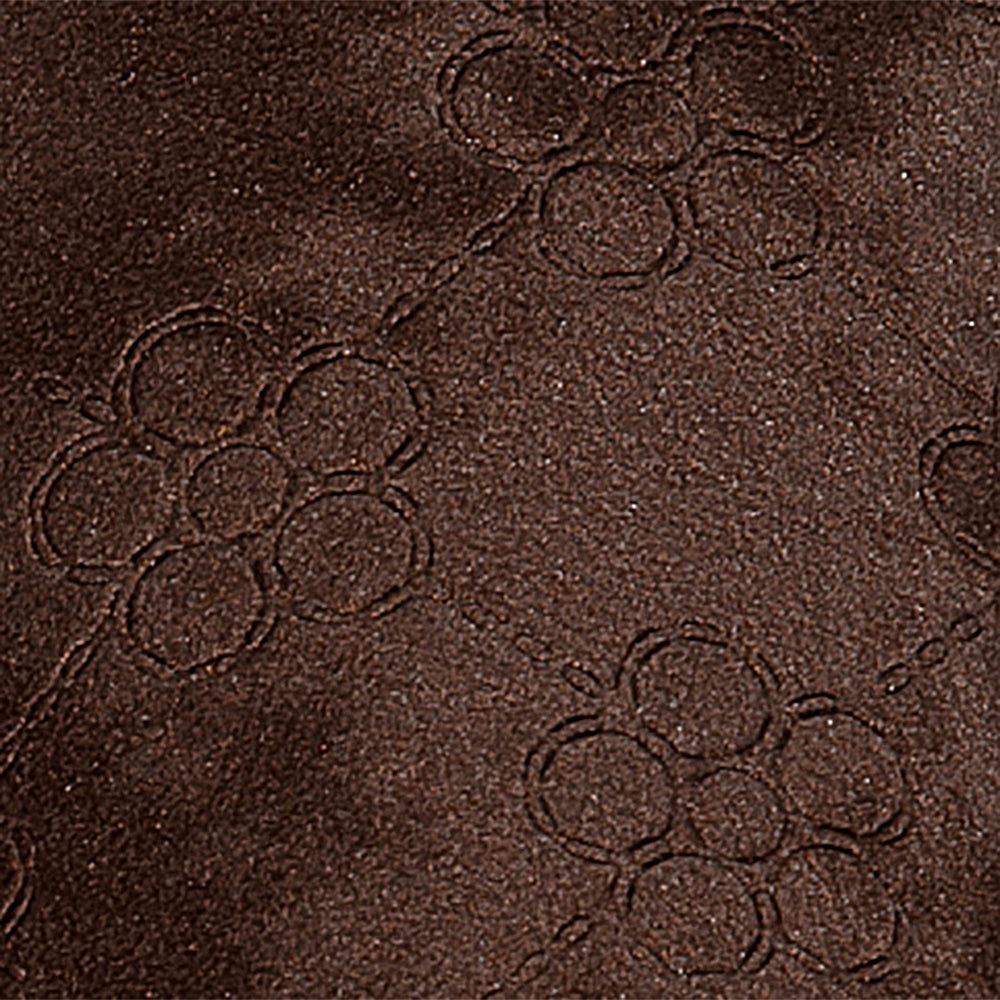 Evara Brown Embossed Flowers F26