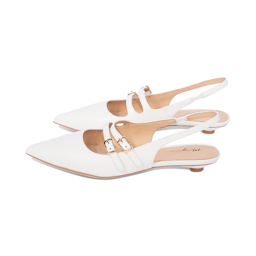 Nobee White Leather S26