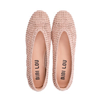 Noble Taupe Embroidered Mesh S25