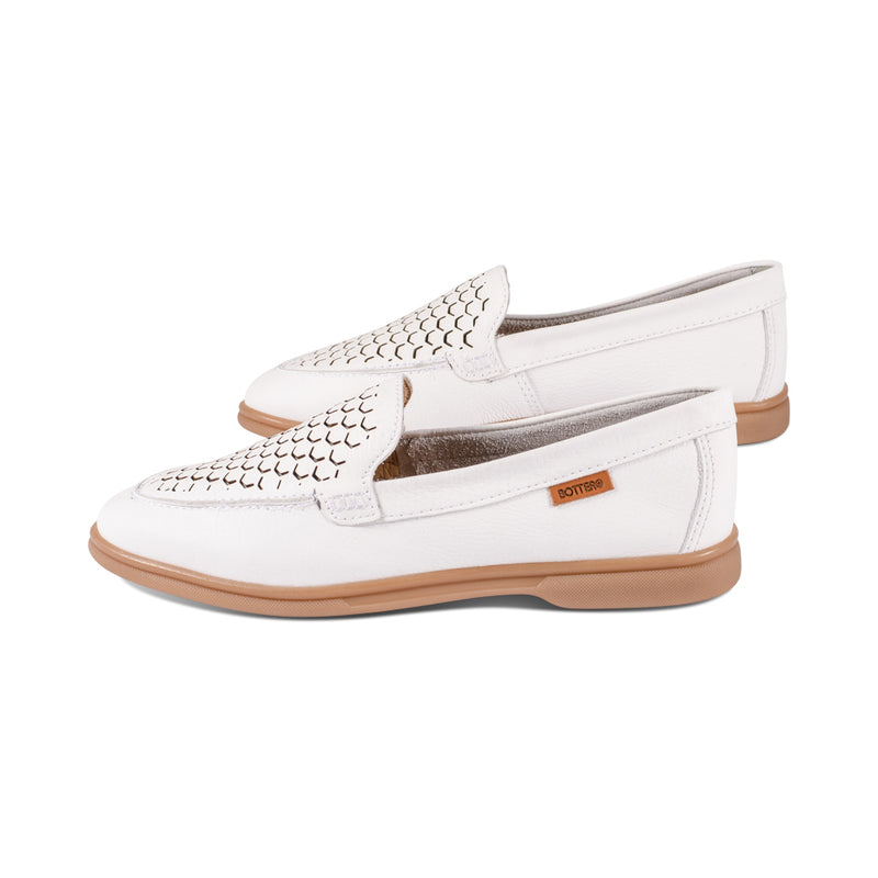 Noni White Leather S25