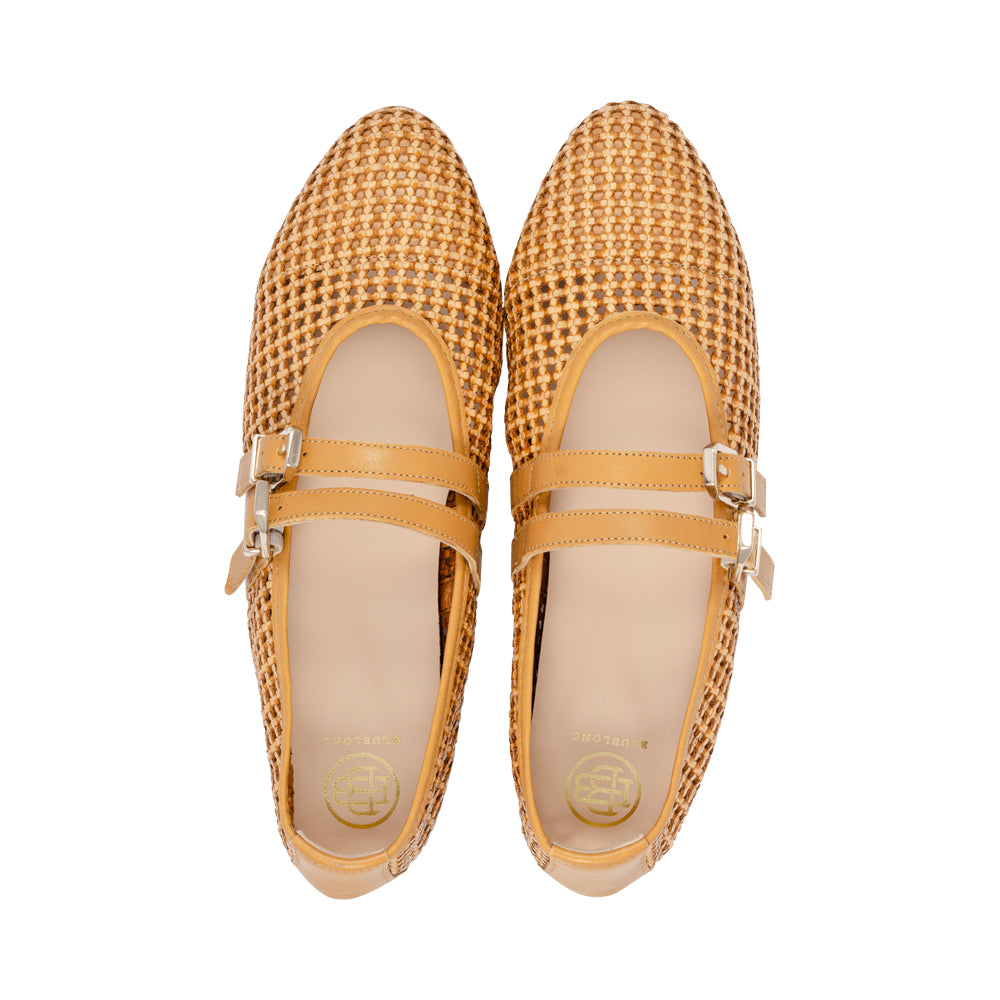 Nyla Caramel Raffia S26