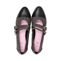Oaks Taupe Striped Wool F26