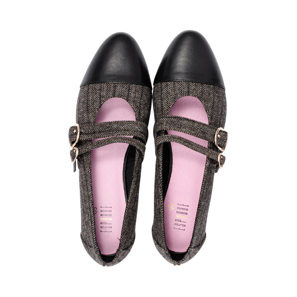 Oaks Taupe Striped Wool F26