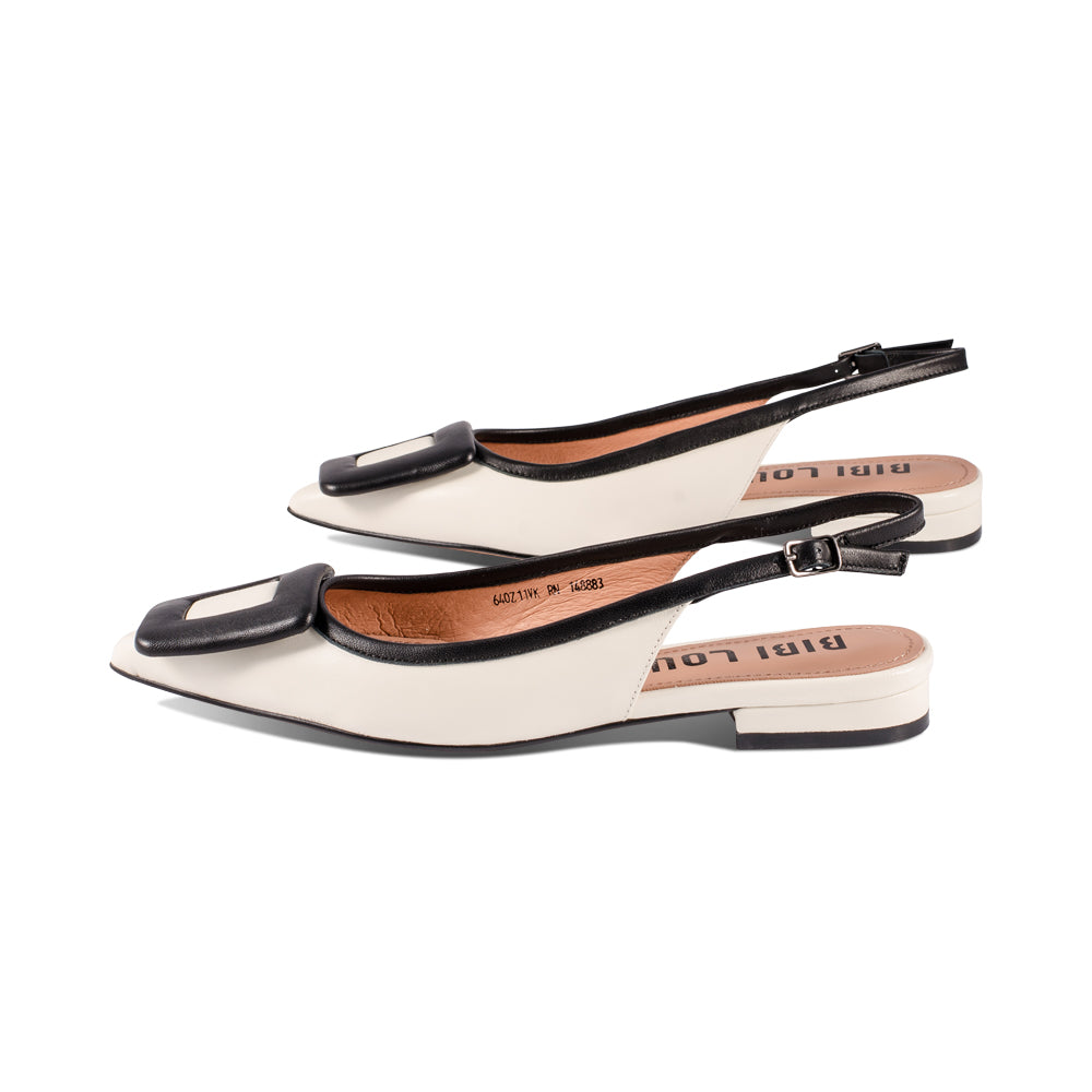 Oldo Ivory / Black Leather S25