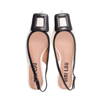 Oldo Ivory / Black Leather S25