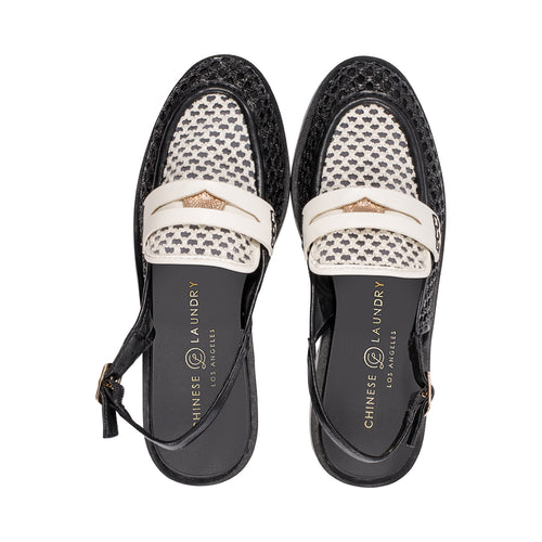 Palinted Black / Ivory Raffia S25