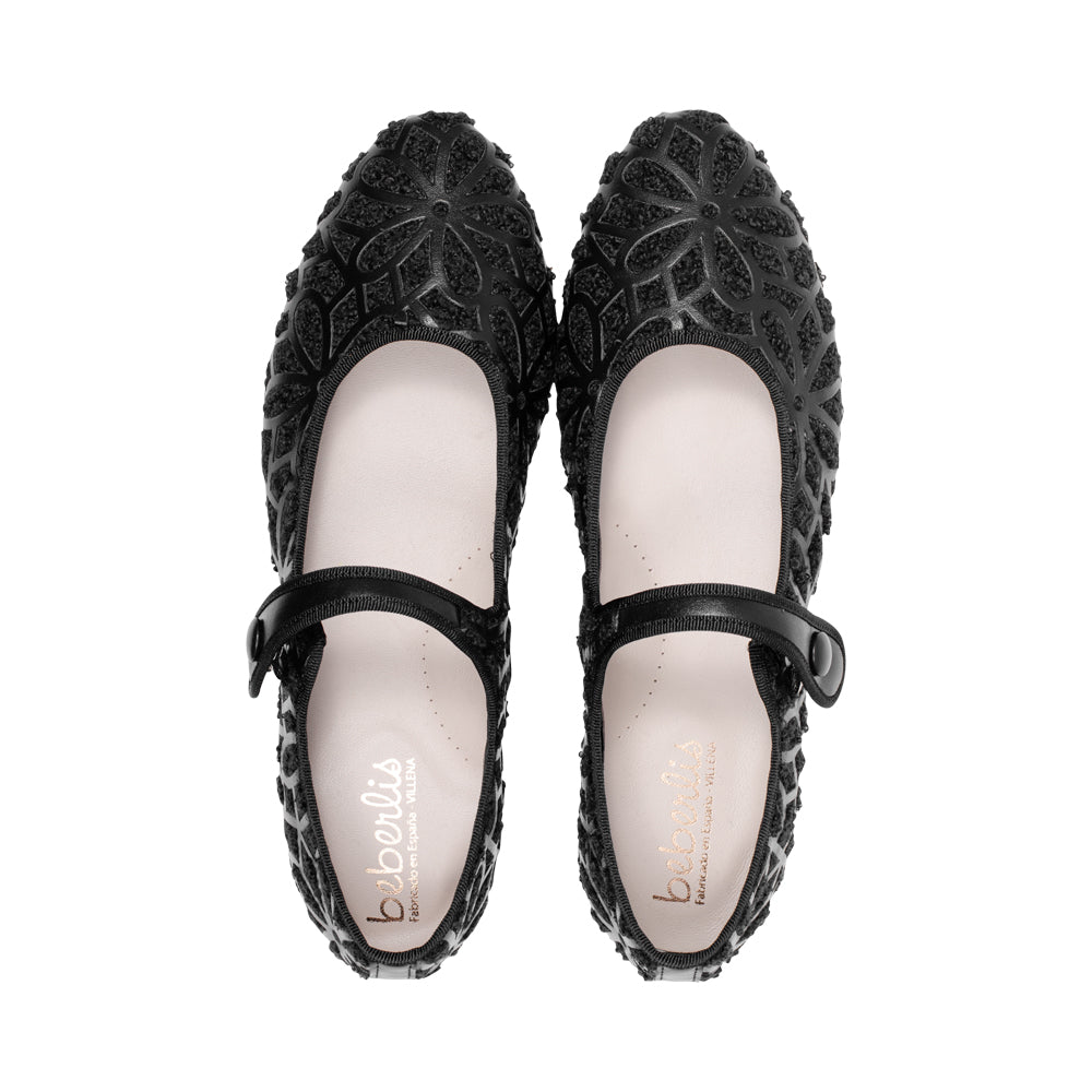 Paloma Black Sherpa / Leather F26