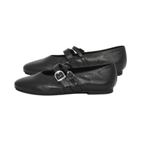 Panda Black Embossed Leather F26