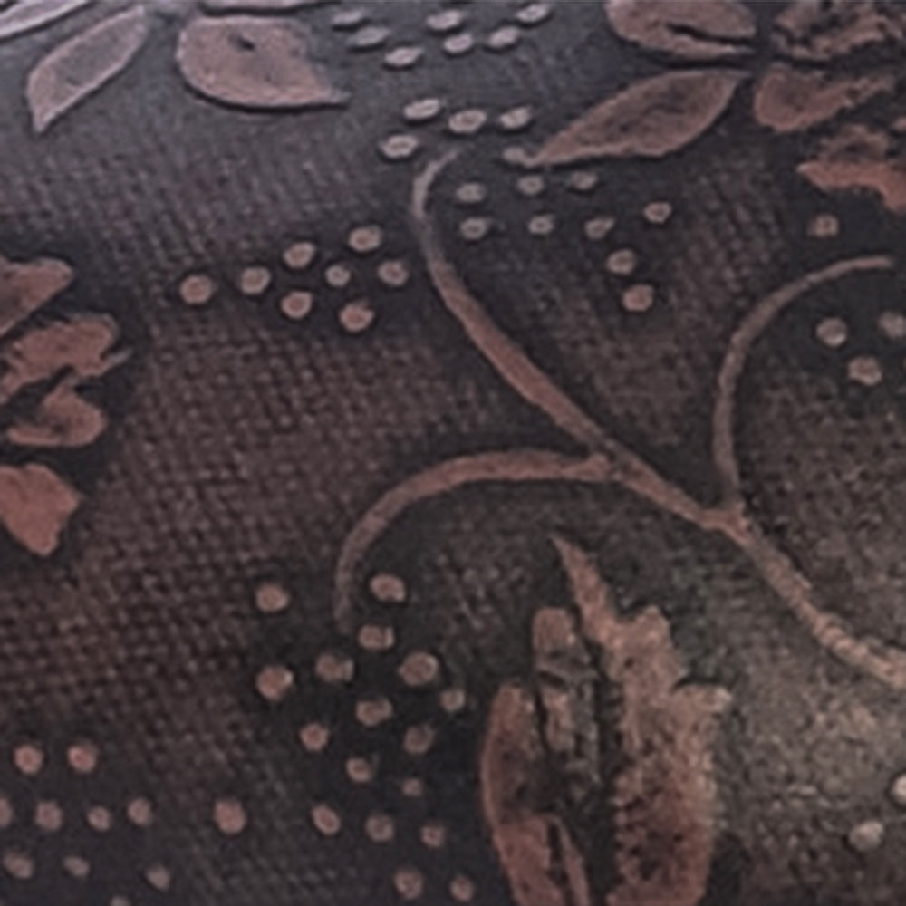 Panda Chocolate Embossed Leather F26