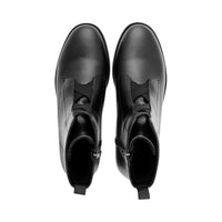 Pansy Black Leather F26
