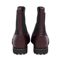 Peacock Dark Wine Leather F26