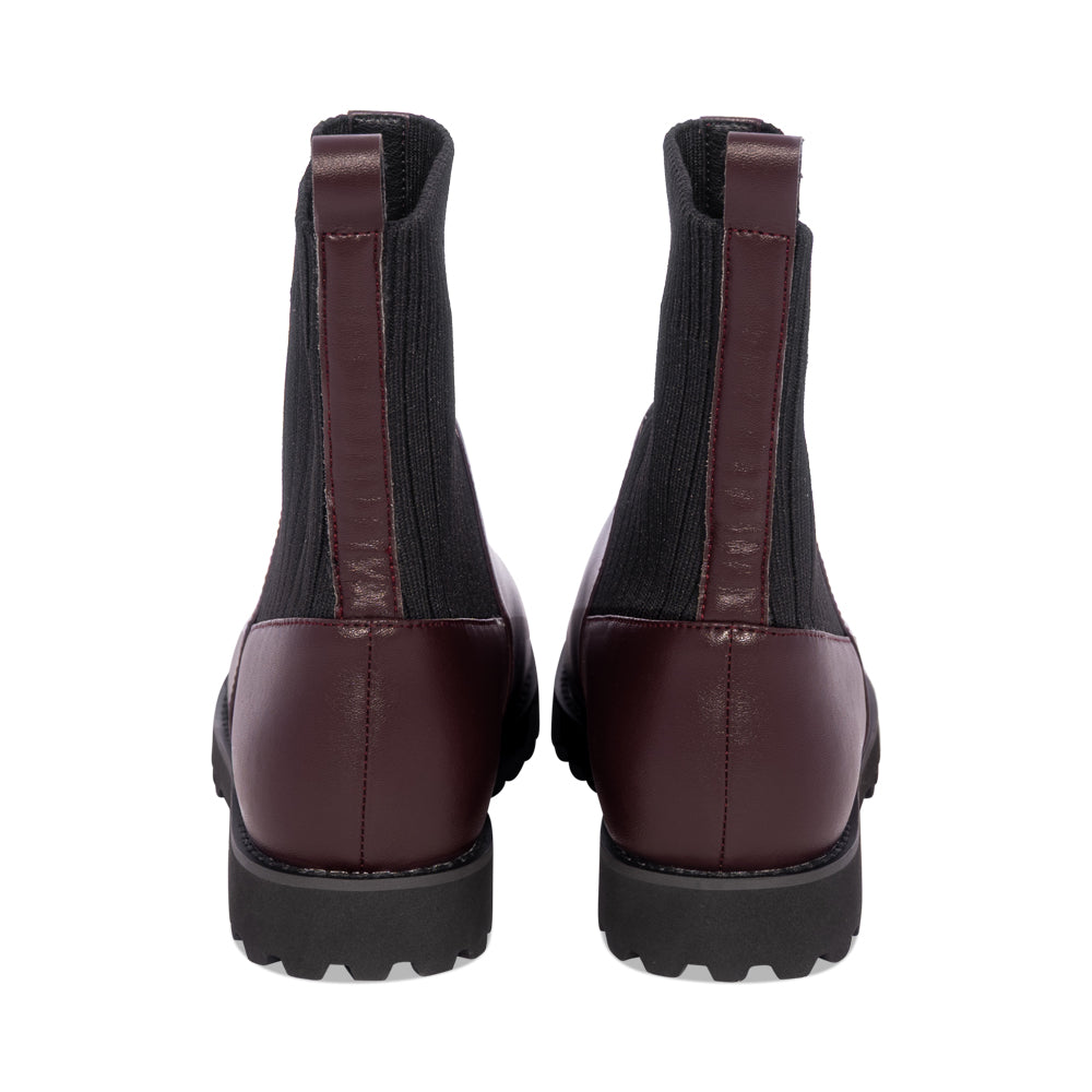 Peacock Dark Wine Leather F26