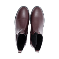 Peacock Dark Wine Leather F26