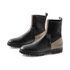 Peacock Black Leather / Olive Leather F23
