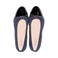 Pearl Navy Fur / Black Patent F23