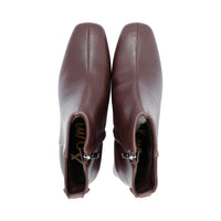 Peggy Spiced Pecan Leather F26