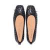 Petal Black Woven Leather F23