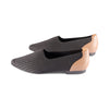 Petunia Black Knit / Taupe Leather F23
