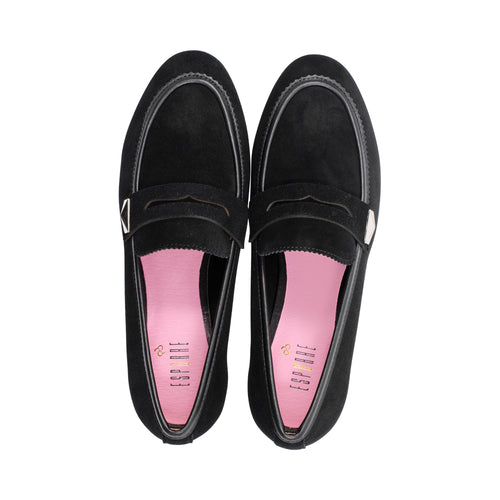 Pia Black Suede F25