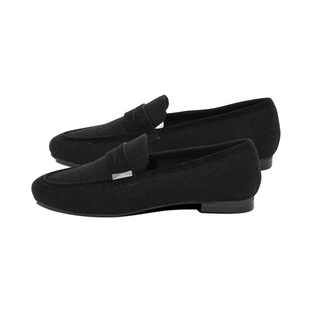 Pia Black Wool F26