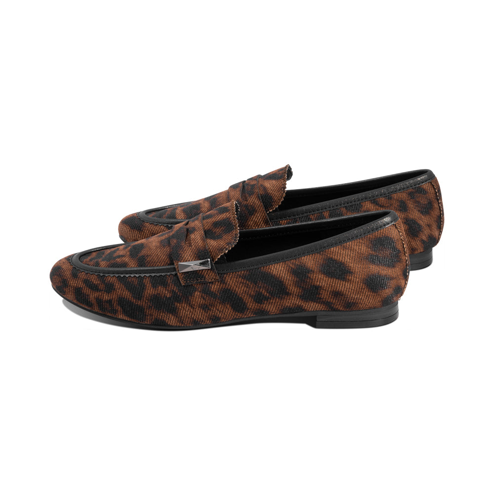 Pia Saddle Leopard Fabric F26