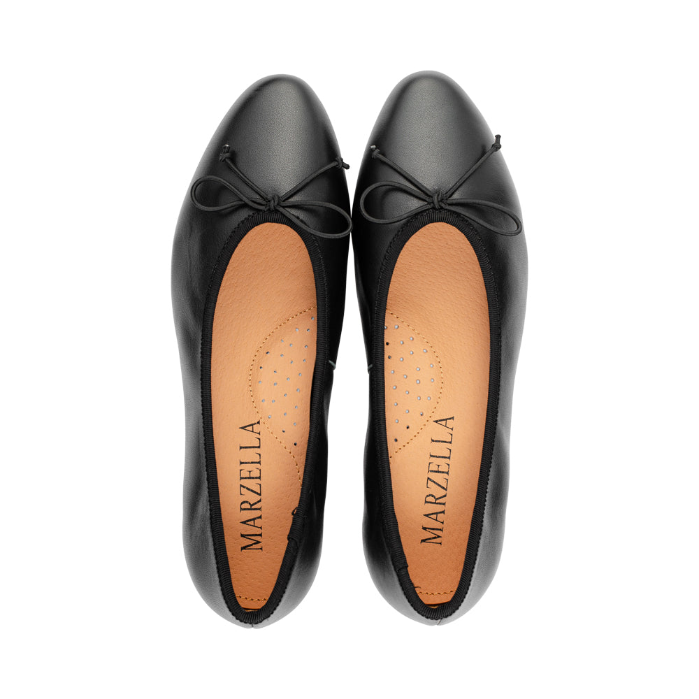 Polina Black Leather F26