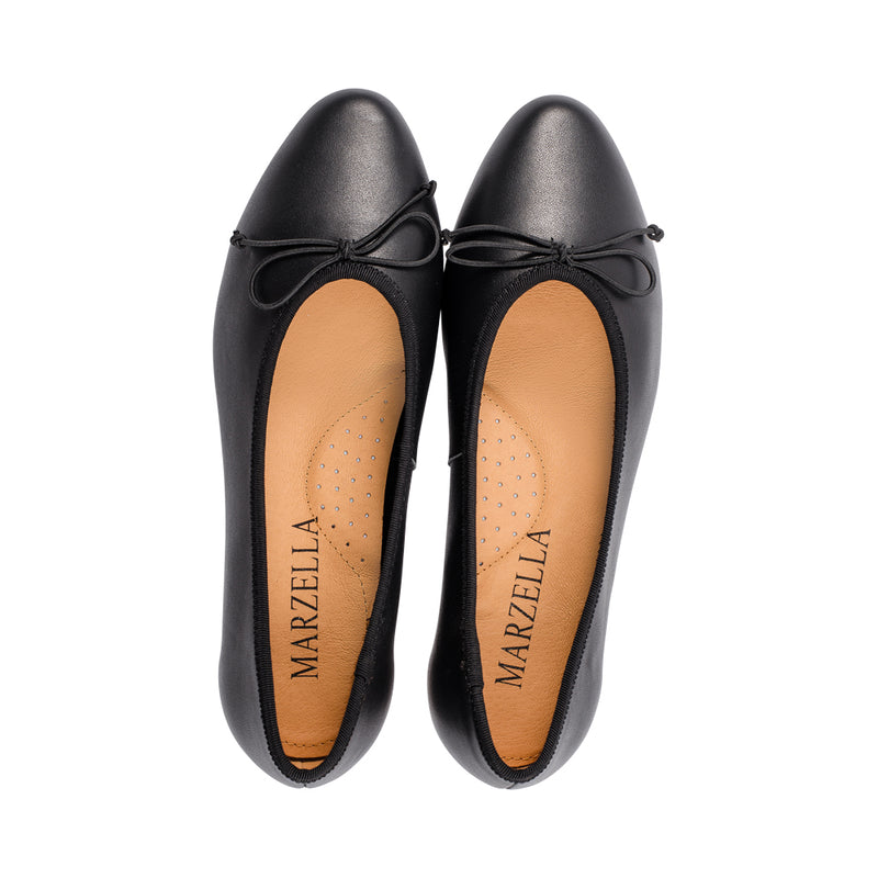 Polina Black Leather S25