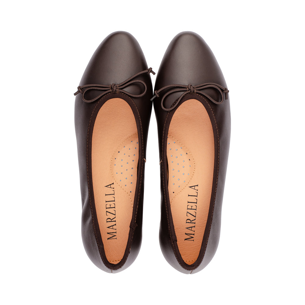 Polina Cocoa Leather F26
