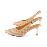 Prato Nude Perforated Leather S25