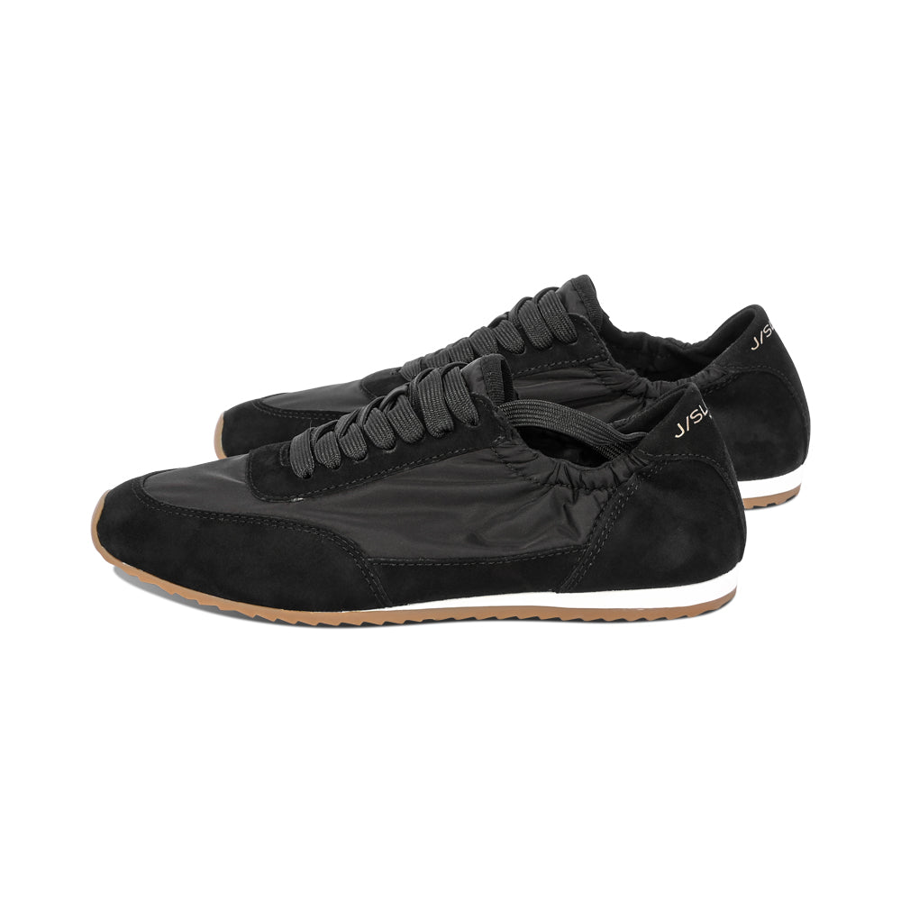 Prisha Black Suede / Nylon F26