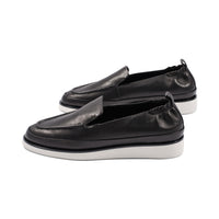 Qira Black Perforated Leather S25